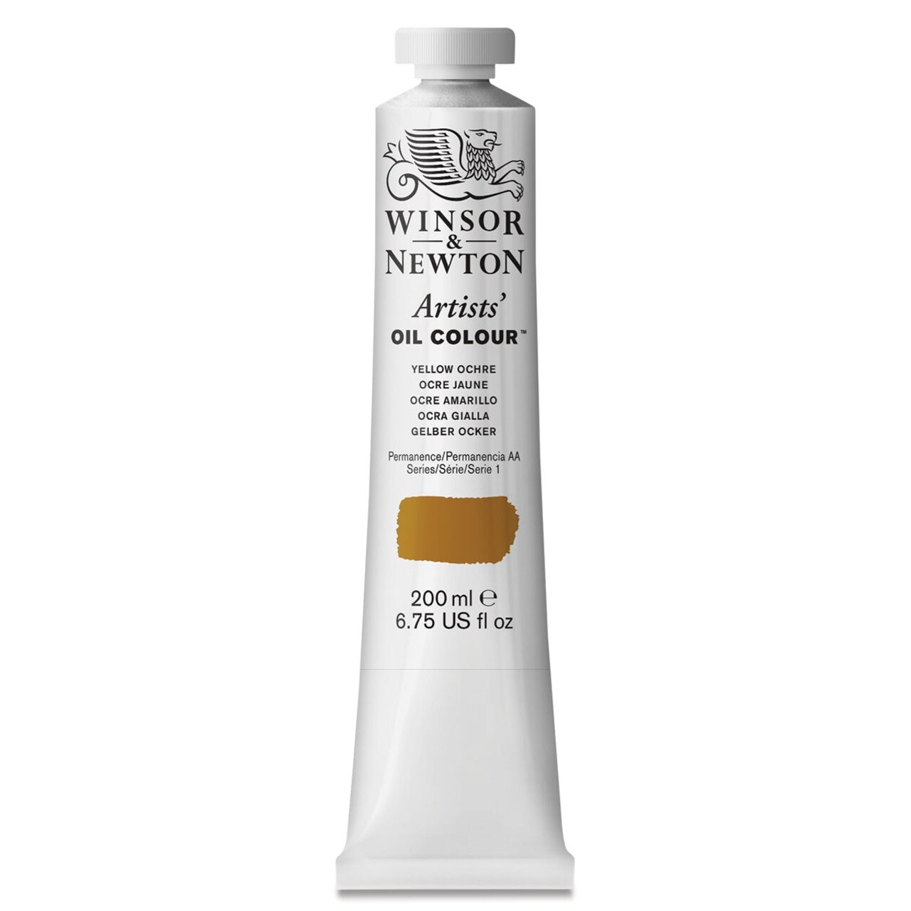 Winsor & Newton Artists' Oil Color - Yellow Ochre, 200 ml tube
